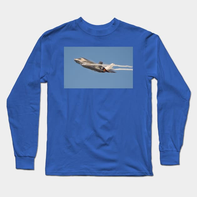 F35 Long Sleeve T-Shirt by joesaladino